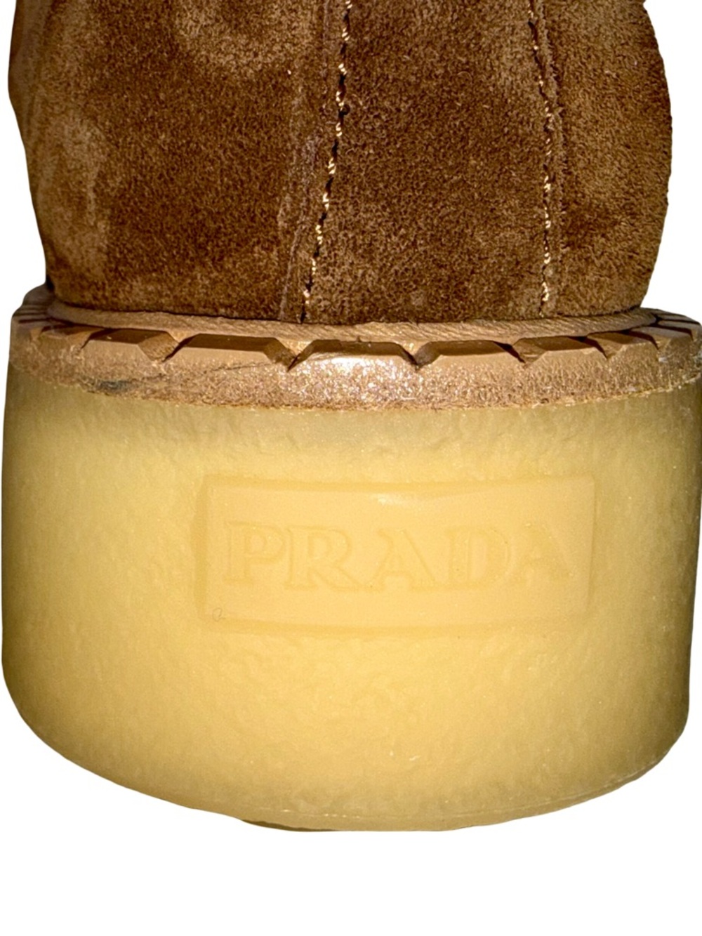 PRADA SUEDE CHUKKA BOOTS IN CACAO SUEDE - Picture 8 of 13